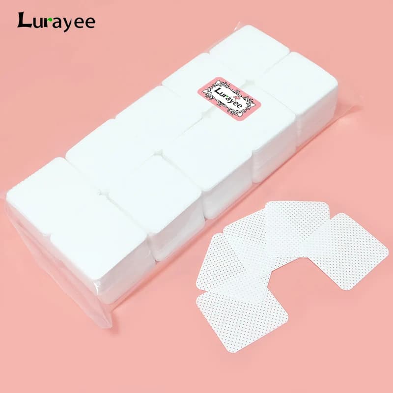 1000 pieces nail wipes without pads hair removal for soft absorbent enamel extension eyelashes glue wipes for cleaning tool for manicure