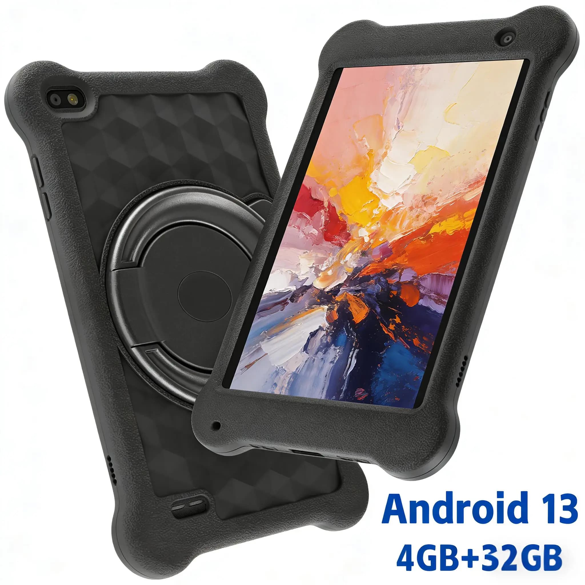 ANRY Tablet ad Alte Prestazioni 7 Pollici Android 13 Quad Core 4GB RAM 32GB ROM HD IPS WiFi Bluetooth Google Play Tablet Economico