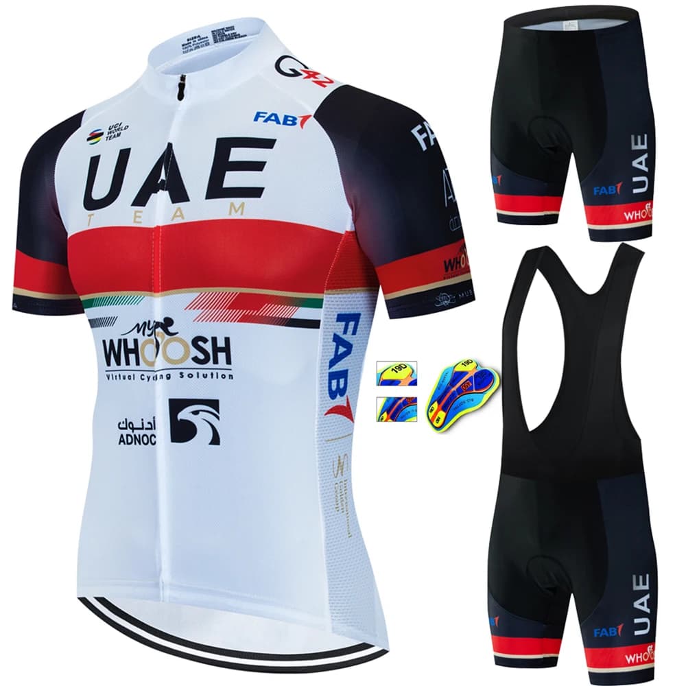 Cycling equipment Mtb UAE Man Cycling clothing for men Mtb sweater Shorts with suspenders Road bike accessories Bicycle pants Bicycle set