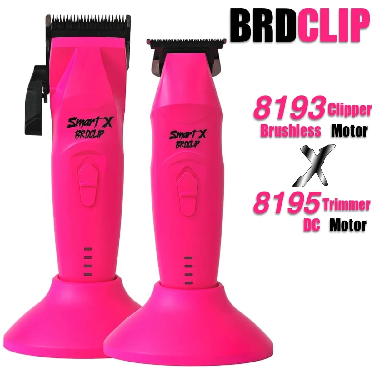 BRDCLIP Professional Haircut 7200 rpm Brushless Motor DLC FADE Blade Refill Base Barbiere 7000 rpm DC Motor Electric Trimmer