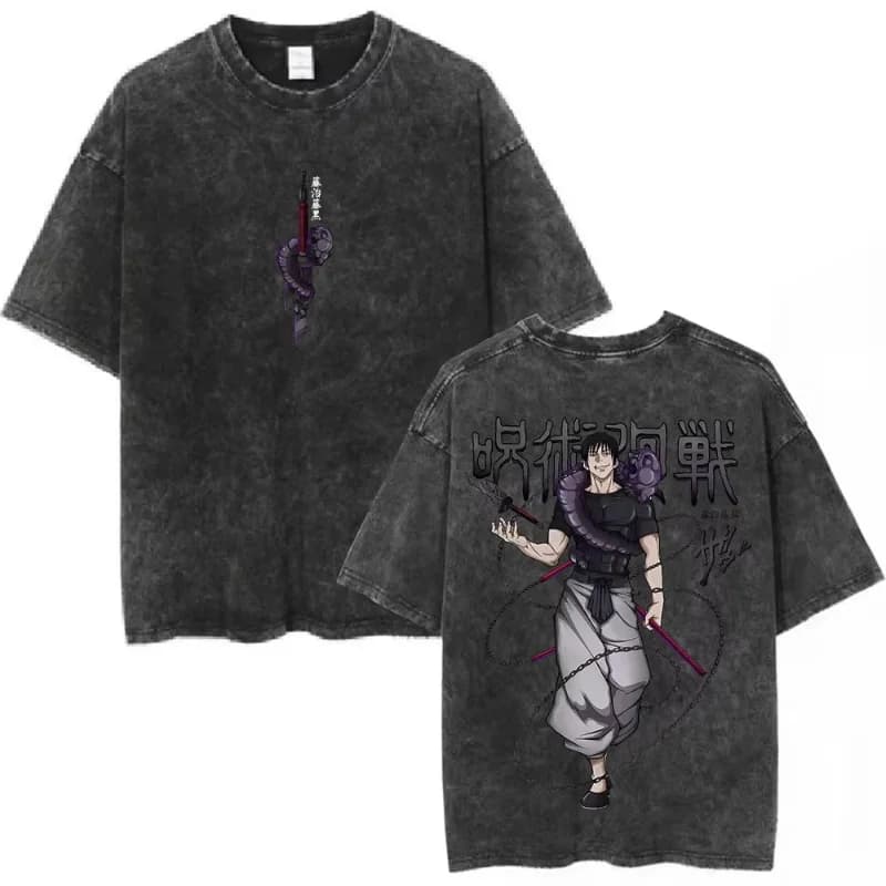 Nuova T-shirt in cotone Jujutsu Kaisen 2026 unisex a maniche corte, stile casual streetwear, grafica estiva, tendenza Y2K streetwear