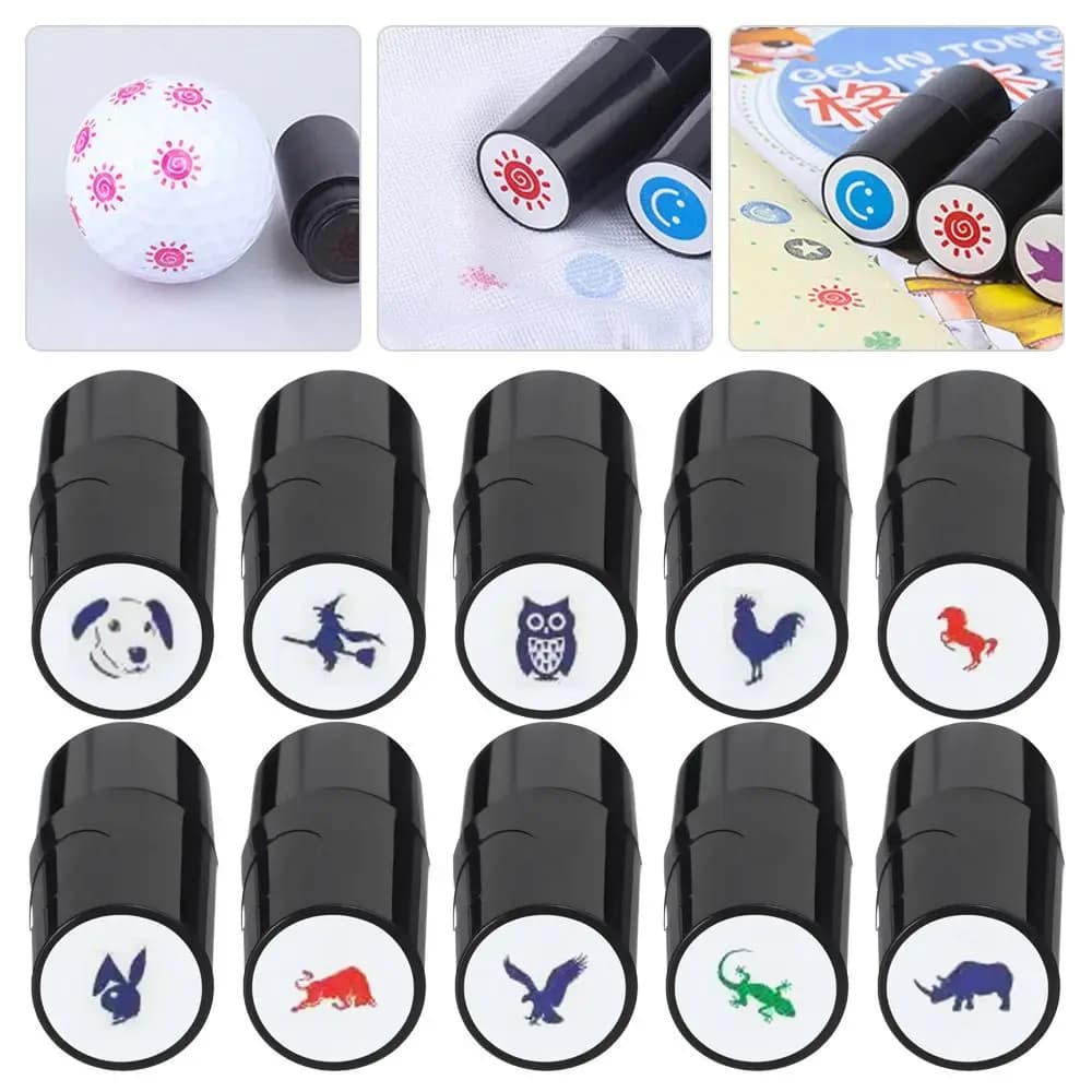 Accessori da golf Simbolo Pallina da golf Stamper Timbro Indicatore Impression Seal Asciugatura rapida