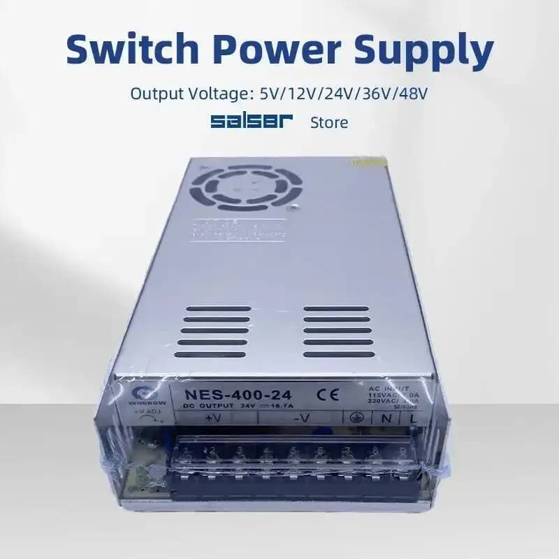 250/350/400/500/600W Single Output Switch 5/12/24/36/48V LED Strip for Security Monitor Camera