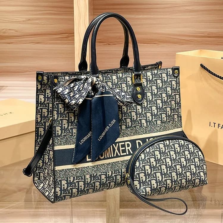 Borsa fasciatoio di lusso firmata, elegante e minimalista in pelle, tote da donna di grande capacità, borsa a tracolla alla moda