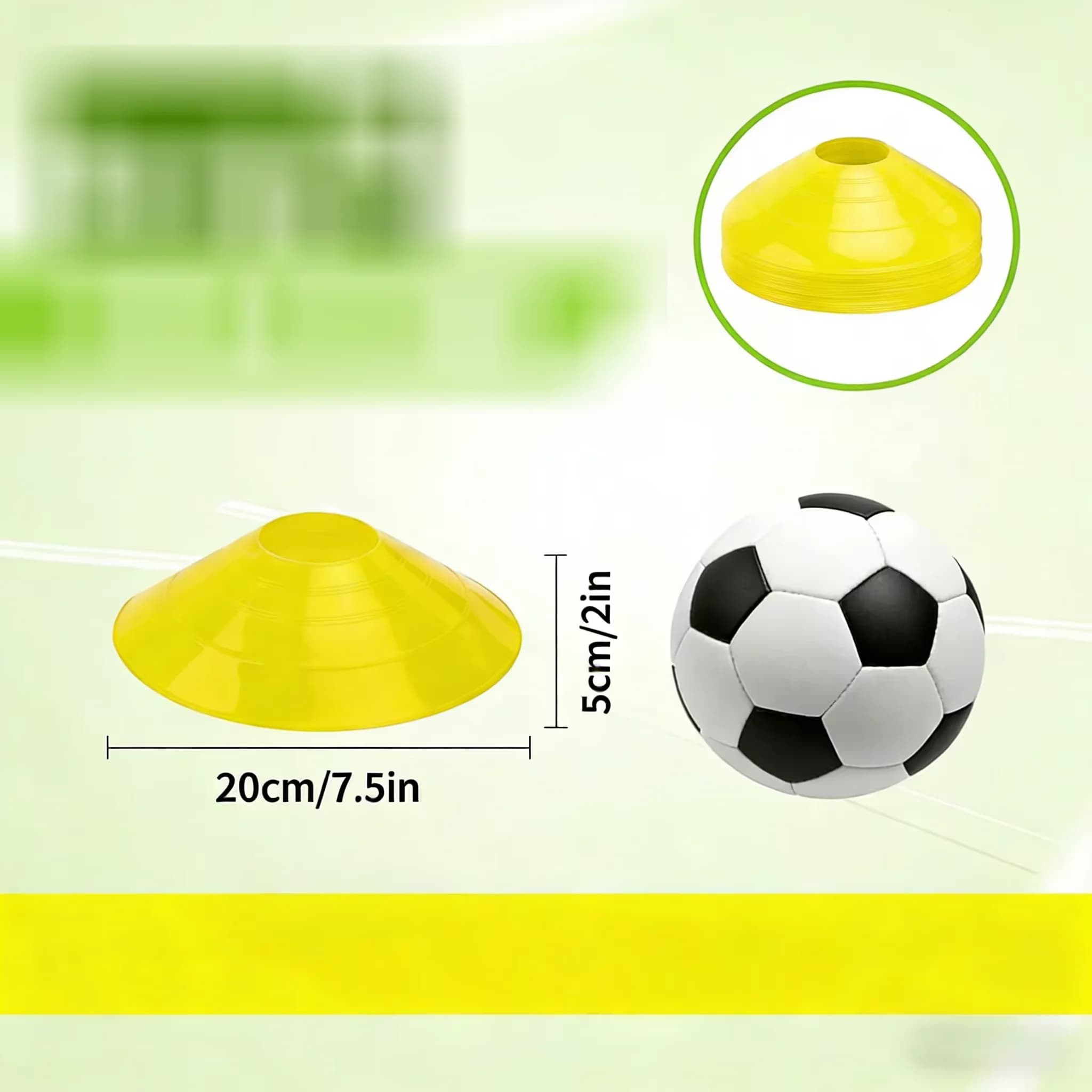 football Disc Cone football training plate agility practice Sign Dish Cones Outdoor Football Basketball Sport random color