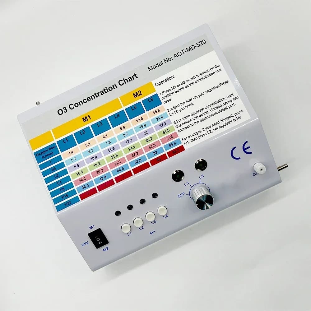 German Technology Home or Clinical Treatment O3 Oral Disinfection Teeth Whitening Ozone Machine