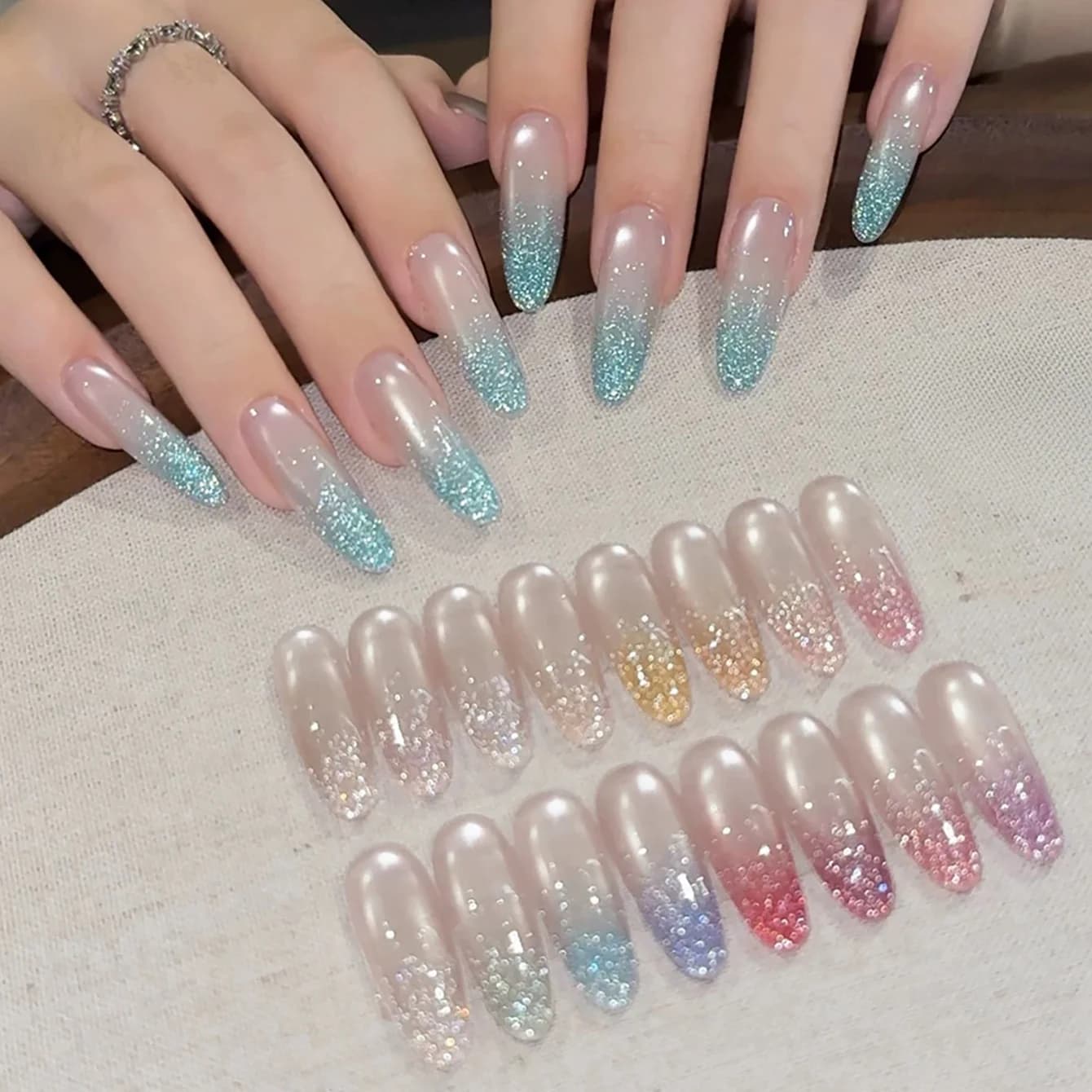 1 pz SHAKA Smalto Semipermanente Gel Unghie Rosa Blu Effetto Diamante Spezzato Urban Summer 2026 Nuovo Gel Unghie Super Flash Riflettente Glitterato