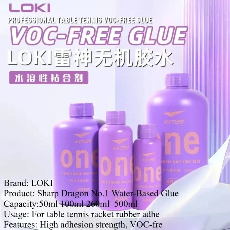 LOKI Glue Professional Inorganic Glue Table Tennis Racket Ping Pong Bat Paddle Rubber 50/100/260ml r Adhesive High Adhesion