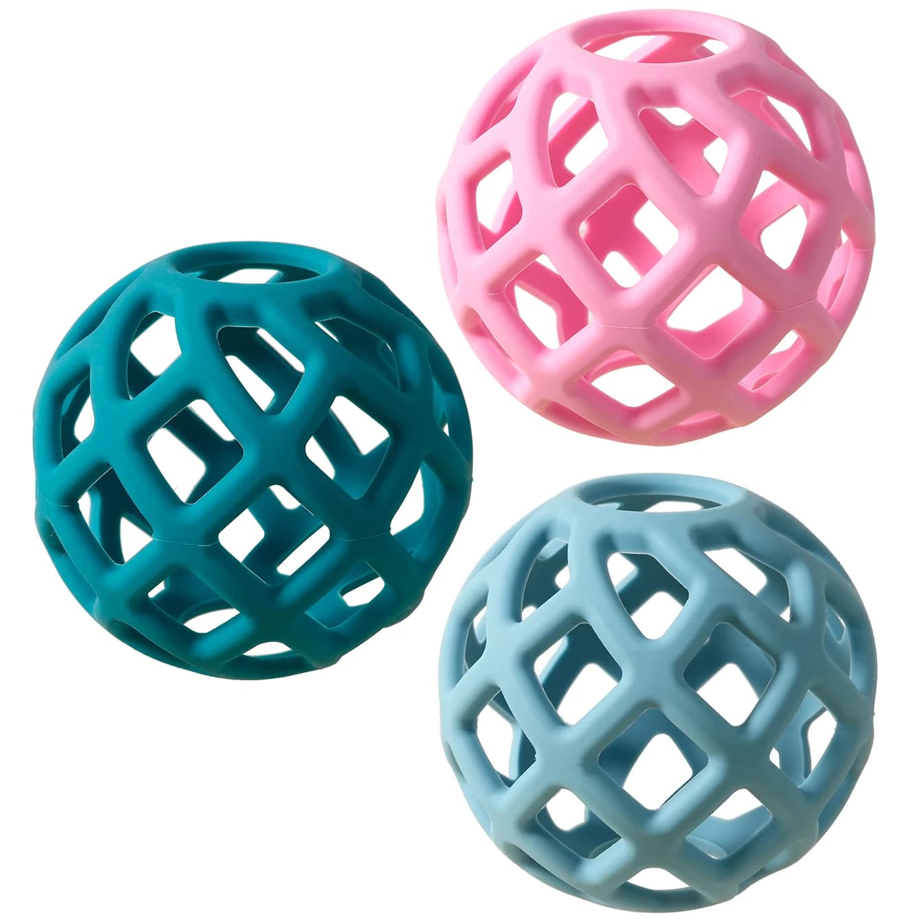 Colore Bambini 1PCS Nuovo Bambino Palla di Silicone Massaggiagengive Giocattolo a Forma di Palla Giocattolo da Masticare Assistenza Sanitaria Orale Infantile Dentizione Giocattoli Morbido Sicuro Massaggiagengive