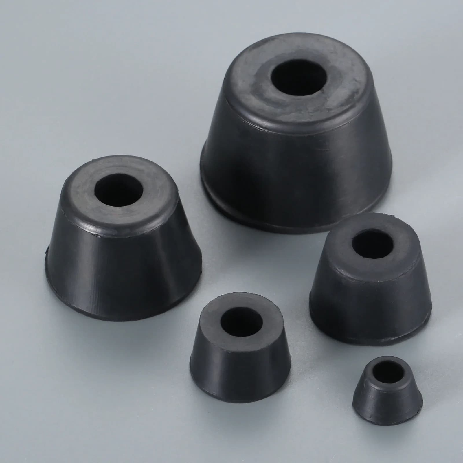 4 pieces non-slip legs for furniture floor protection rubber feet round case for table chair cutting electronic handicraft
