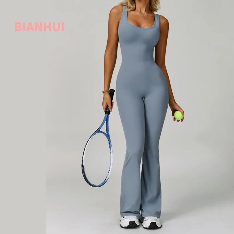 BIANHUI Women's Clothing Ankle Sports Suit for Lifting Ass Women's Outdoor Running Sports Single Piece Fitness Clothing Sports