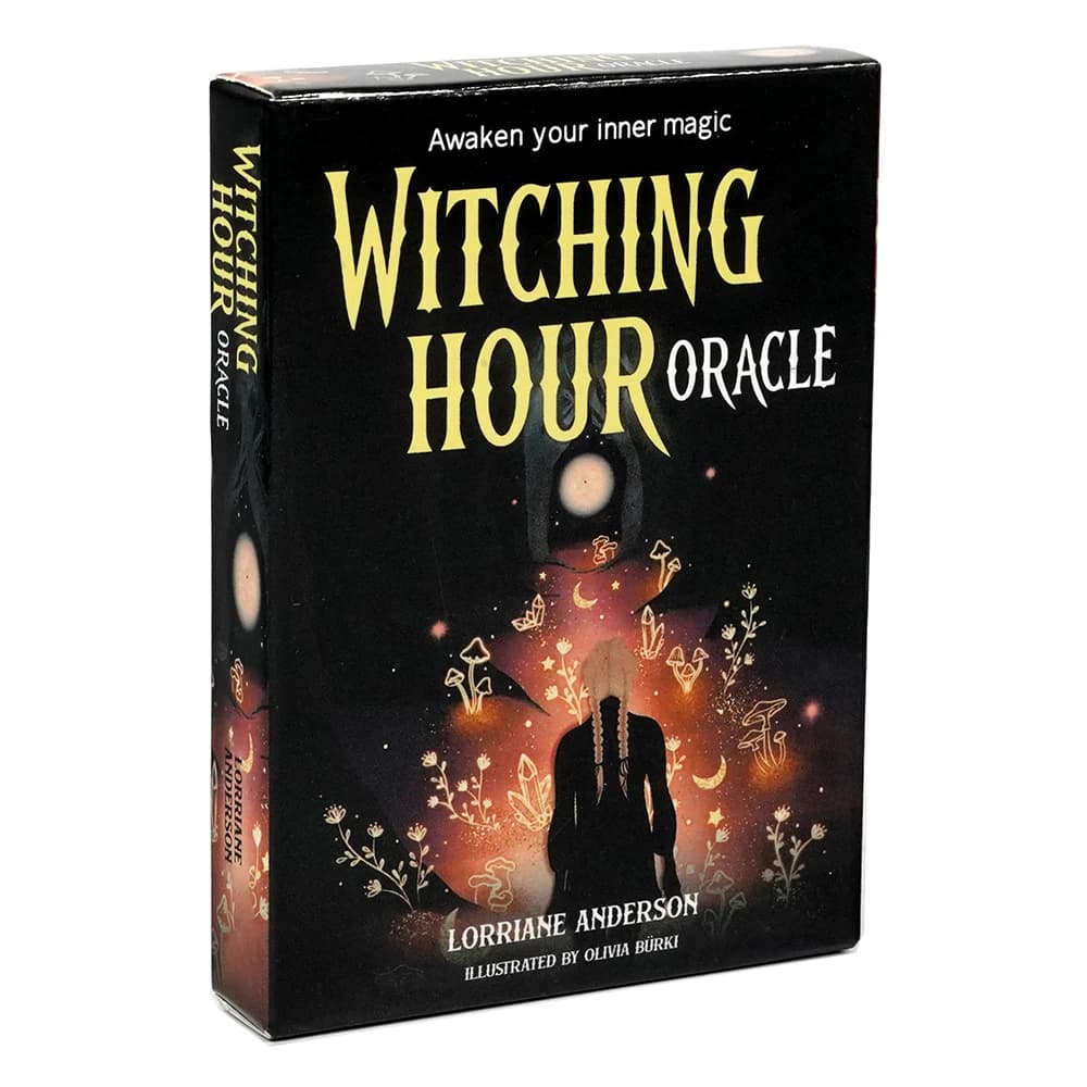 Witching Hour Oracle Deck Risveglia la magia interna Lorriane Anderson Olivia Bürki 44 carte Guida spirituale Autocupero Witc