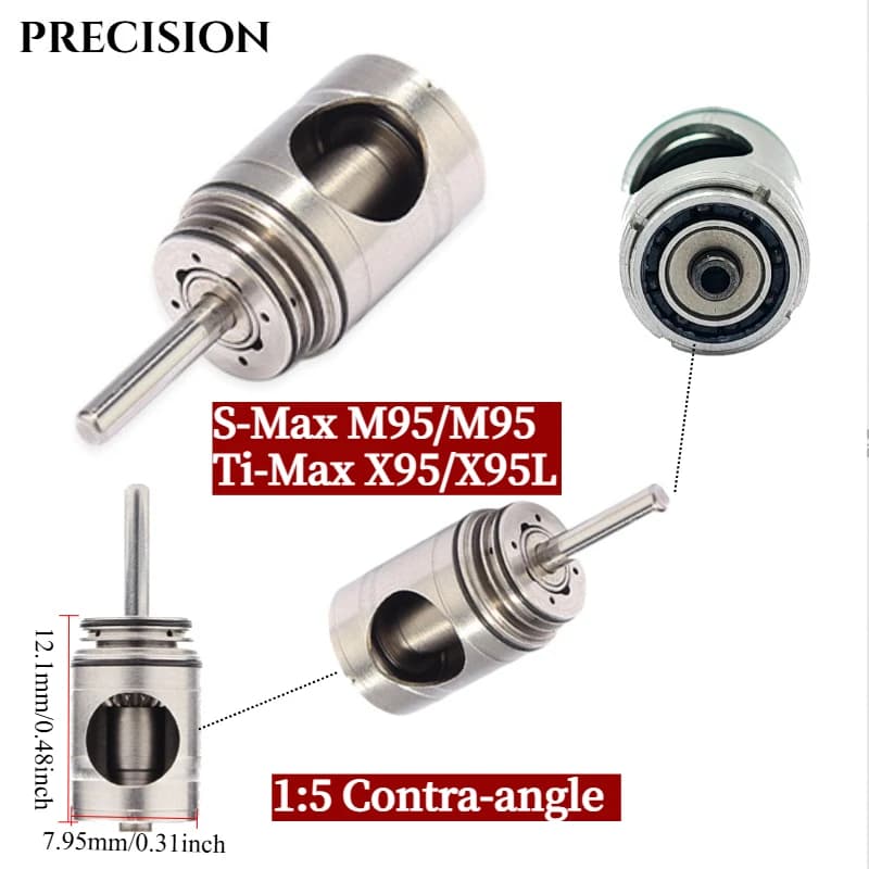 Cartuccia dentale Rotore d'aria per NSK Ti Max X95L/X95 S-Max M95L/M95 Manipolo a bassa velocità Manipolo 1:5 Accessori per odontoiatria