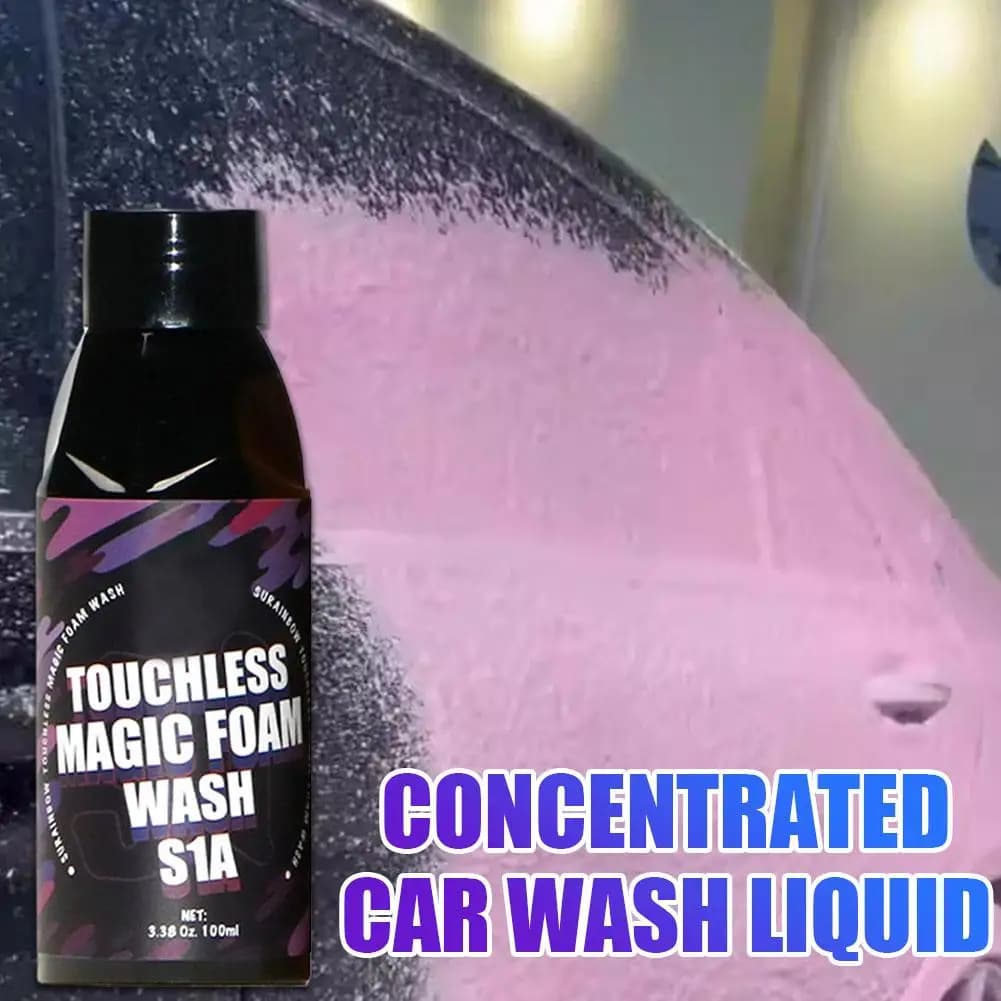 Sapone in schiuma di neve per auto rosa: shampoo concentrato per lavaggio e cera per cannone in schiuma PA, finitura lucida, schiuma alta per lavaggio pre o principale