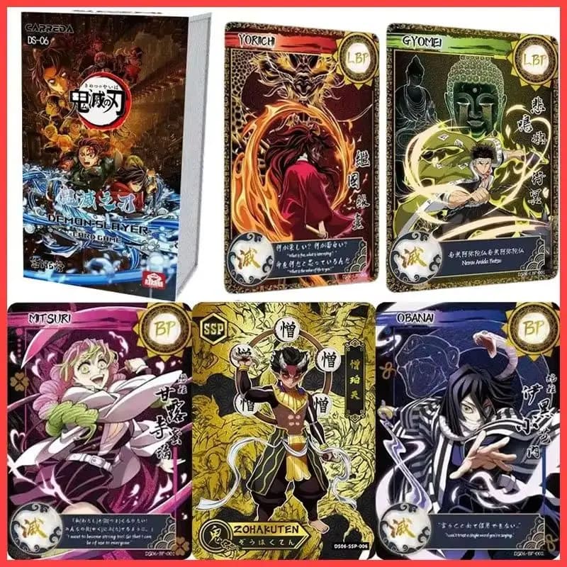 Carte Demon Slayer Vol.6 Serie Warpath, Personaggi Anime Kamado Nezuko e Tanjirou, Edizione Limitata SE BP, Carte da Collezione