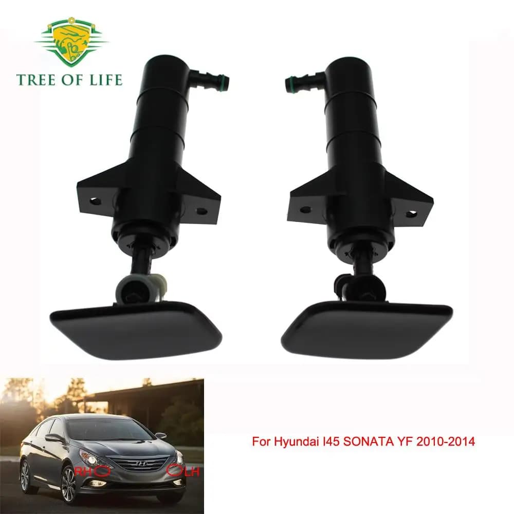 Faro anteriore rondella di pulizia del faro ugello di spruzzo pompa tappo a getto del cilindro per Hyundai Sonata 8 Azera Grandeur (HG) 2011-2014