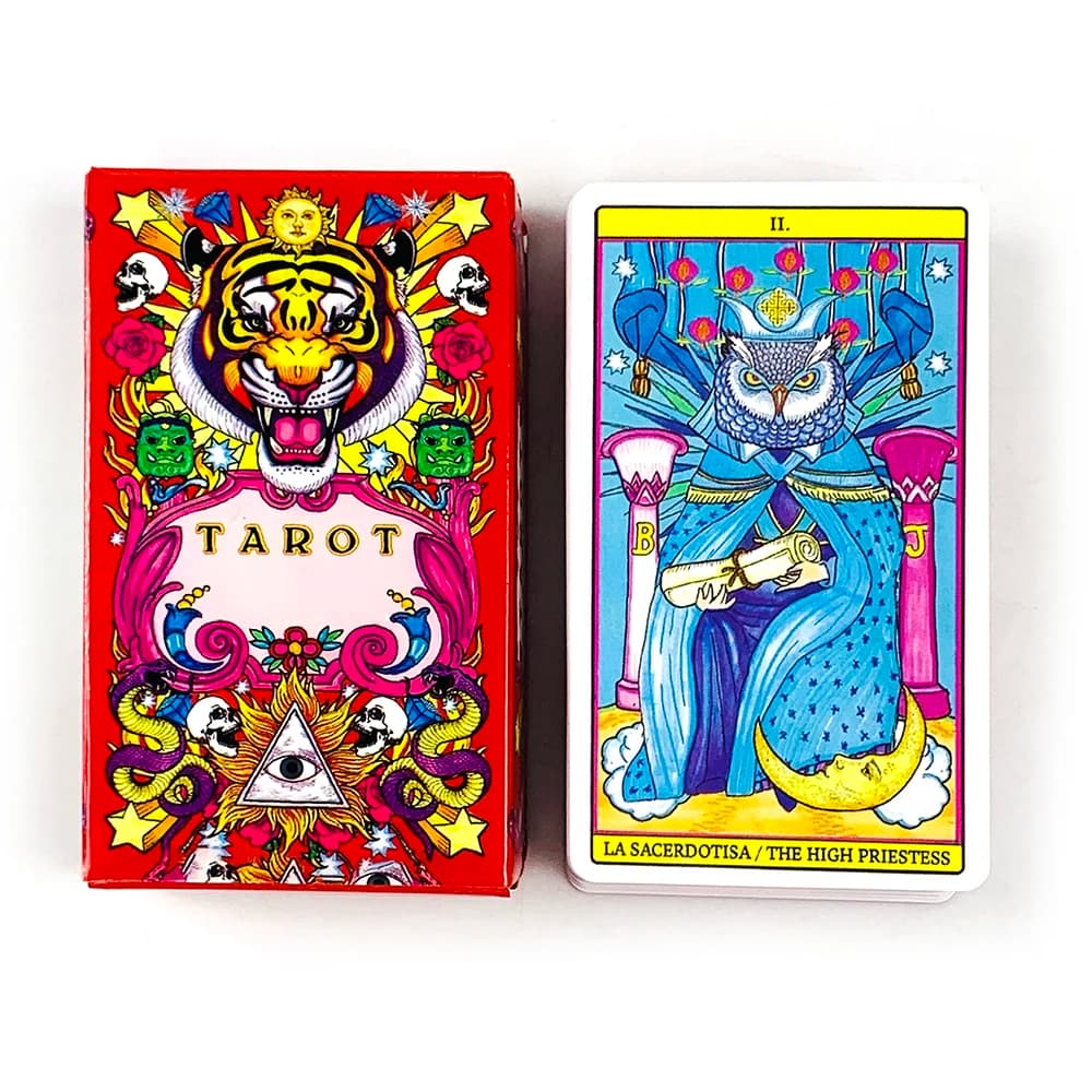 Nuove carte dei tarocchi Mazzo in stile cinese Oracle Visioni inglesi Edizione divinazione Borad Giochi Carte da gioco per riunioni di famiglia
