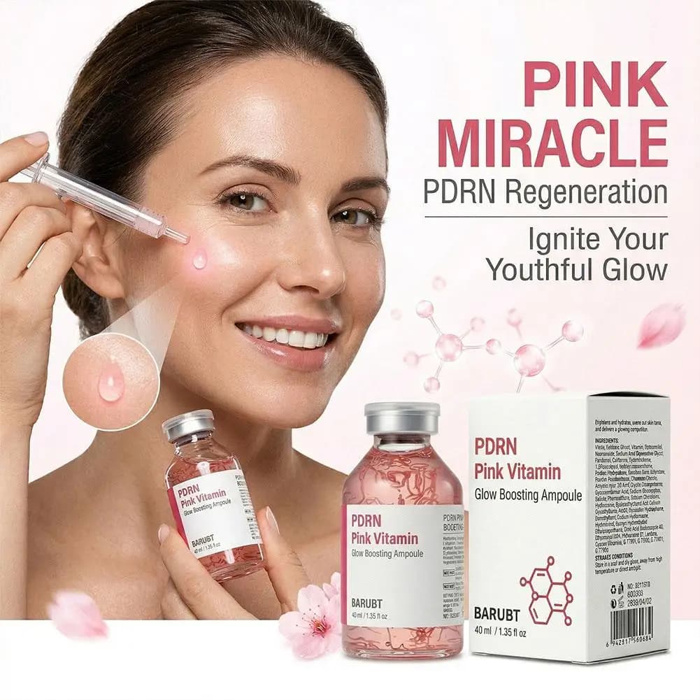 Deep Collagen Essence Pink PDRN Stem Cell Ampoule Tightening & Firming Deep Repair Skin Barrier Serum Moisturizing Skin Care