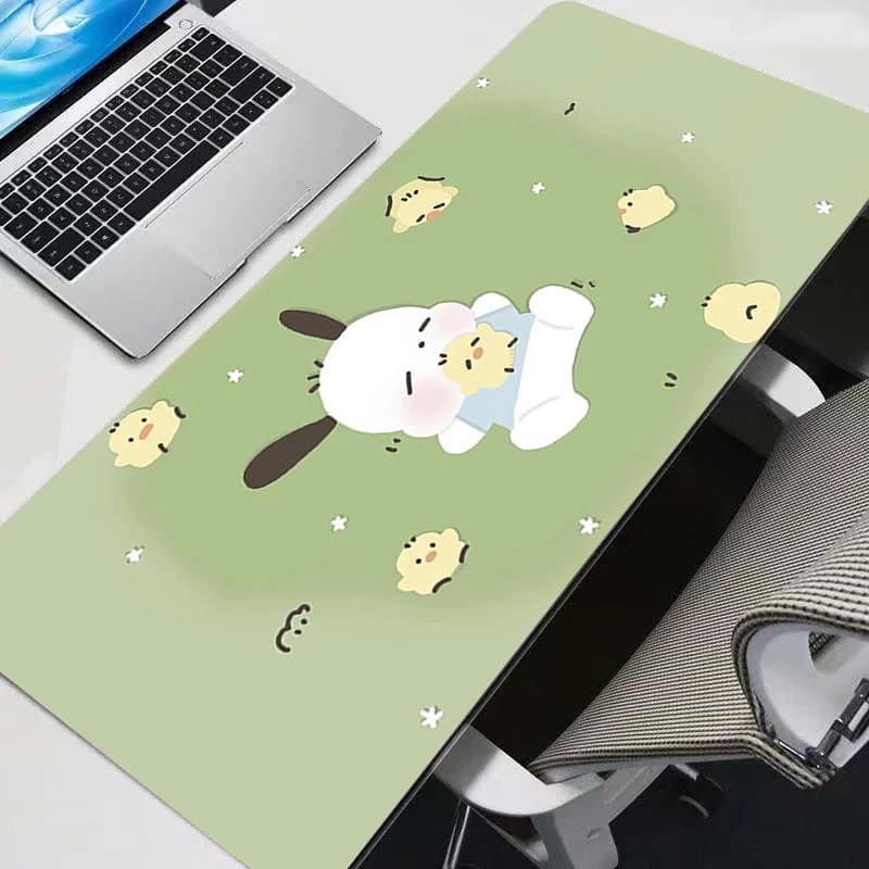 Mouse Mat Pochacco Kawai E-sports Souls Gaming Accessories Notbook Computer Speed Mini PC Gamer Keyboard Desk Mat Mouse Mat