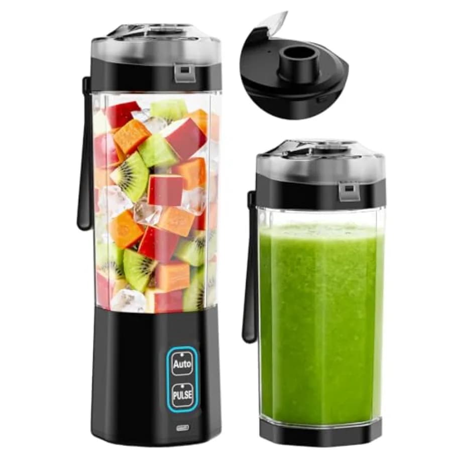 Frullatore Personale Portatile per Smoothie, Frullati, Preparazione Alimenti e Miscelazione di Ingredienti Congelati, Grande Capacità 24oz, Senza BPA, Anti-perdita
