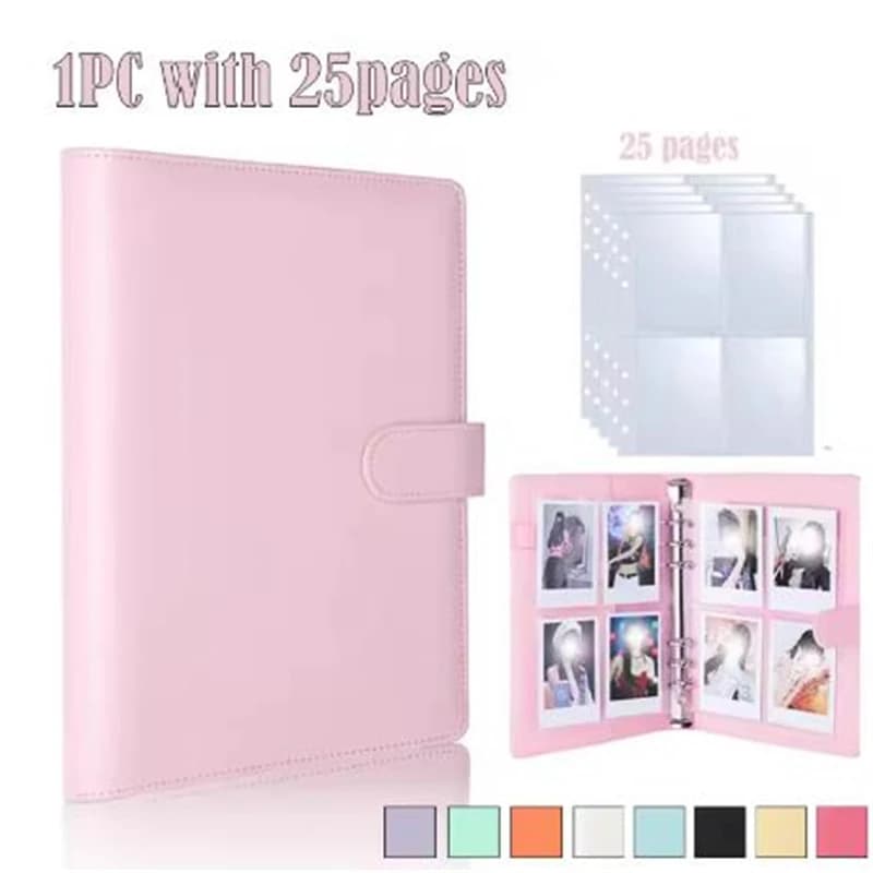 25 pcs Page (4 Grills) A5-Raccoglitore Kpop Photo Album Idol Card Collector Book Collector Card