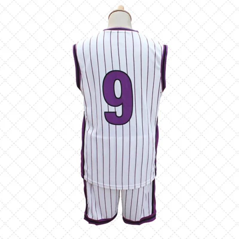 2025 yiyi1SET BASKET BALL Kuroko no Basuke Costume Cosplay Yosen School # 9 Murasakibara Atsushi Jersey Abbigliamento sportivo Unifo