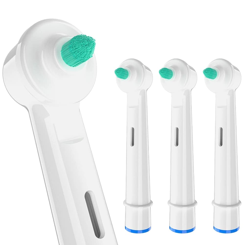 2/4x Interdental toothbrush heads compatible with Oral B electric toothbrush, spare heads for teeth cleaning