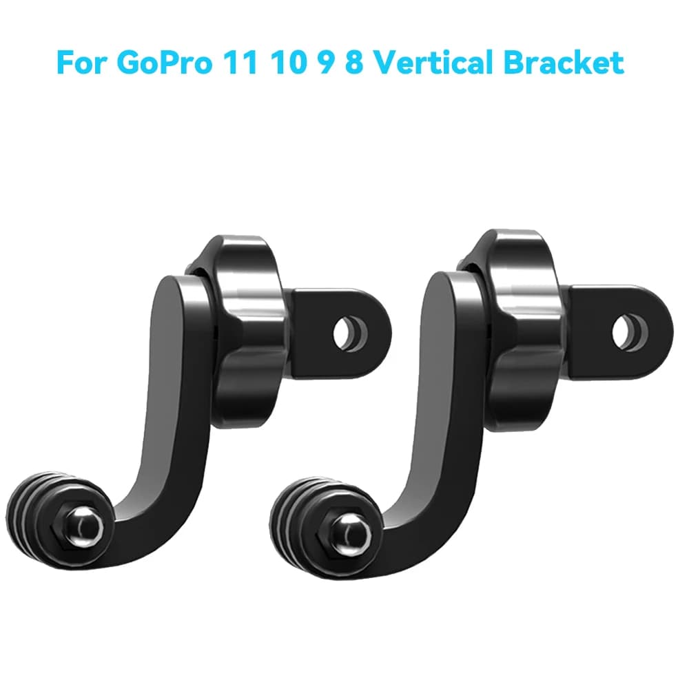 Universale 360 ° Adattatore staffa verticale per GoPro 12/11/10/9 SJCAM Casco moto Supporto per montaggio su mento Accessori per action camera