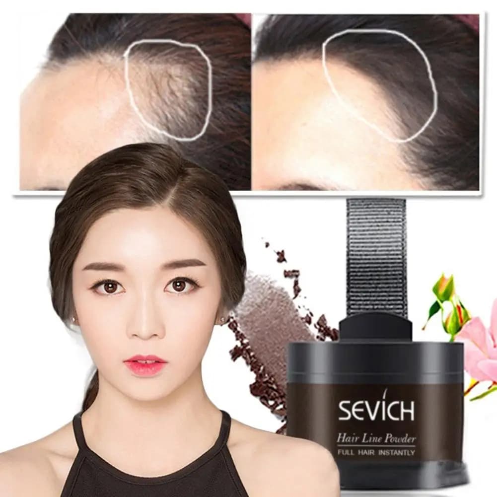 Nuova linea sottile in polvere 4g linea sottile ombra in polvere donna uomo trucco correttore per capelli copertura naturale spazzola per lisciare i capelli unisex