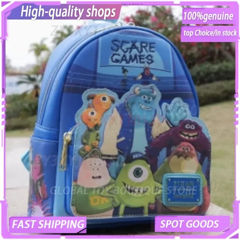 Loungefly New Monster Academy Jack Zaino da viaggio Simpatico personaggio dei cartoni animati Borsa da donna Regalo per studenti e bambini