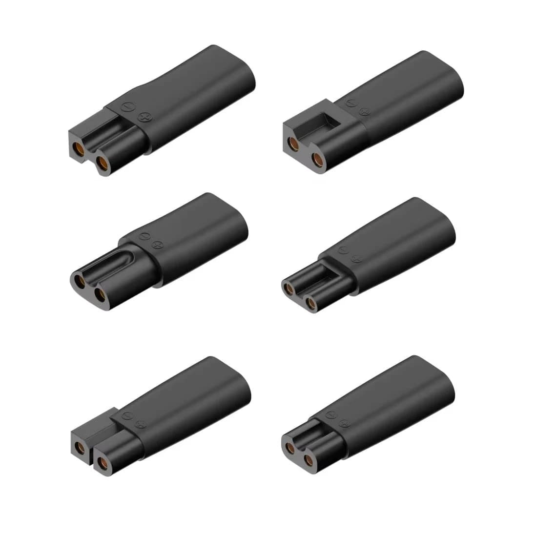 Set di 6 Adattatori USB Type-C di Ricambio per Ricarica di Tagliacapelli Elettrici, Regolabarba e Rasoi, Accessorio di Ricarica Universale