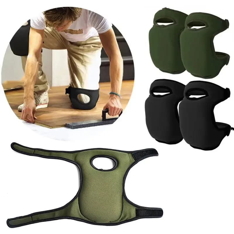 Ginocchiere da Giardinaggio Resistenti con Cinghie Regolabili, Protezione Ergonomica in Schiuma EVA per Lavori di Giardinaggio e Paesaggistica