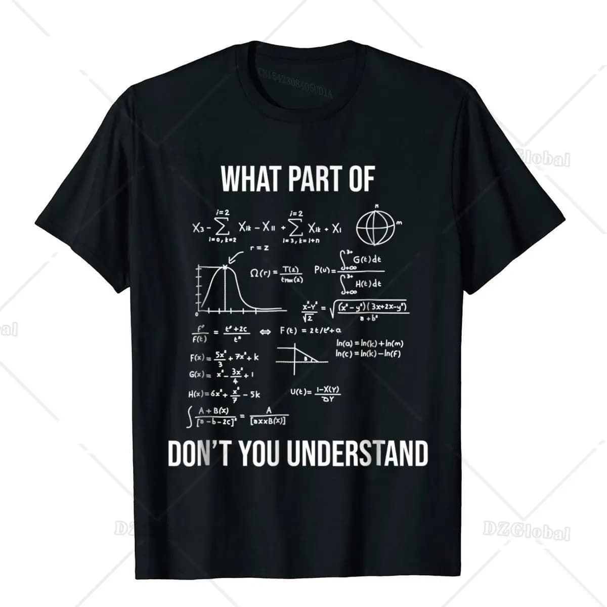 What part of the fun mathematical mechanical engineer T-shirt in men's cotton T-shirt printed on top T-shirt prevalent Cosie
