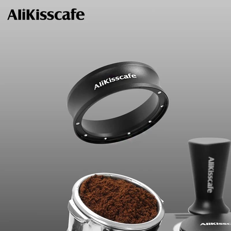 AliKisscafe Coffee Dosing Ring Magnetic funnel 51MM 54MM 58MM For Delonghi Breville Espresso Wallet Barista Tools