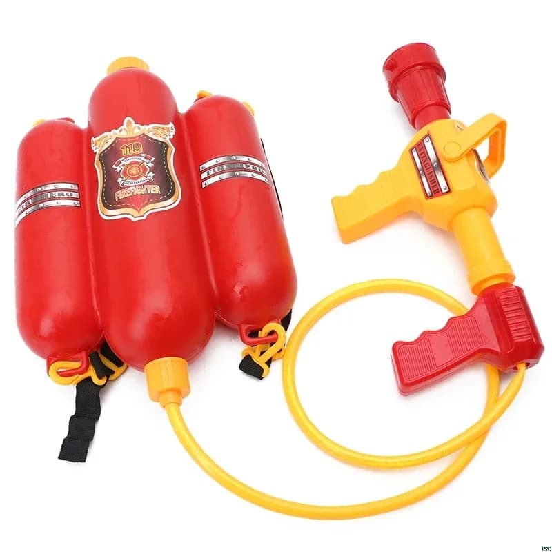 Pompiere giocattolo fuoco zaino pistola ad acqua pistola ad acqua di grande capacità pompiere gioco di ruolo piscina giocattoli estintore pistola ad acqua