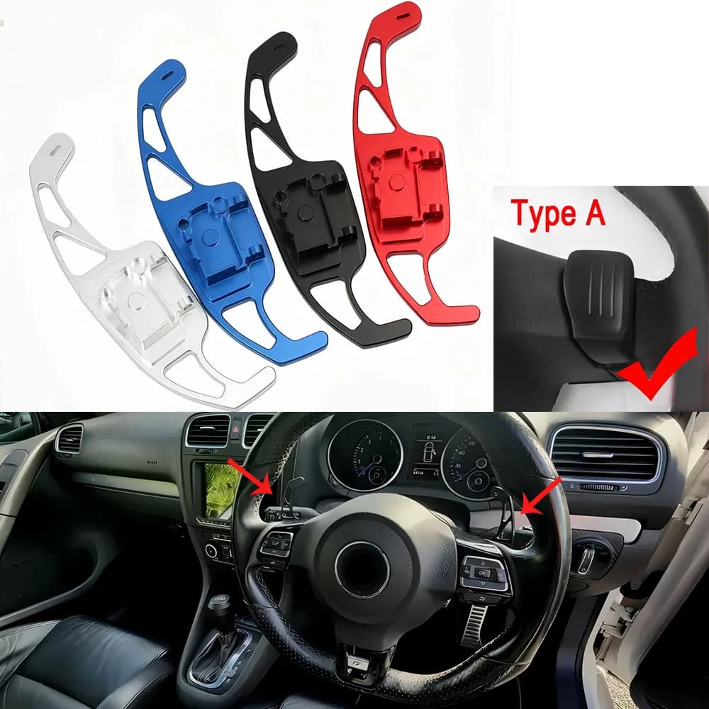 DSG coprivolante Paddle Extension Shift per VW Golf 5 6 MK6 GTI R Jetta MK5 Passat B6 B7 CC Polo Sharan Tiguan Seat Leon