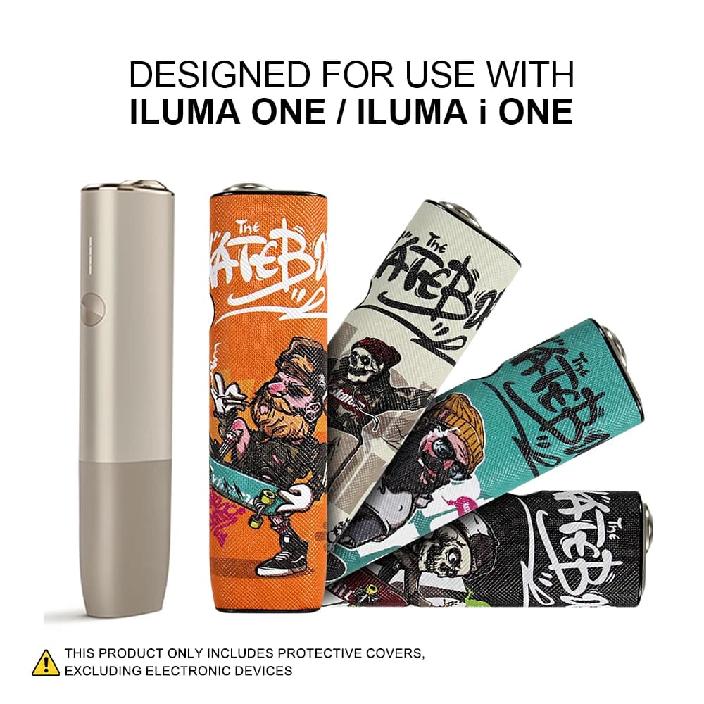 Custodia protettiva in pelle PU per ILUMA ONE, resistente agli urti, alla moda e dallo stile street, che protegge gli accessori per sigarette elettroniche.