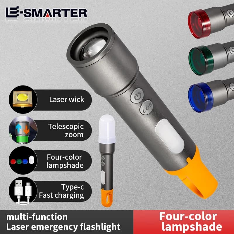 ESMATER X723 Zoom lampada da campeggio portatile illuminazione esterna torcia strumento per l'escursionismo