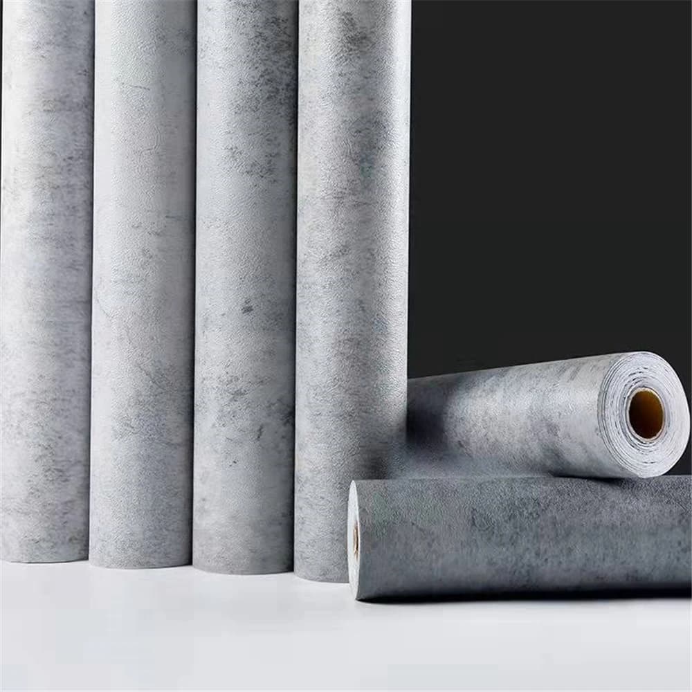 5M Cemento Grigio Abbigliamento industriale Carta da parati Negozio Soggiorno Decor Carta da contatto Vinile Adesivi murali autoadesivi impermeabili