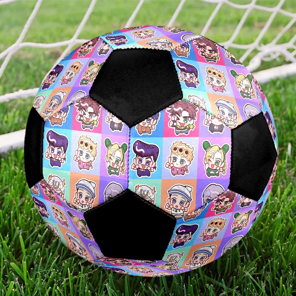 1PC JoJos Bizarre Adventure Football Soccer Ball Size 5 Training Ball Fashion Outdoor Sports Gift Choice HE29