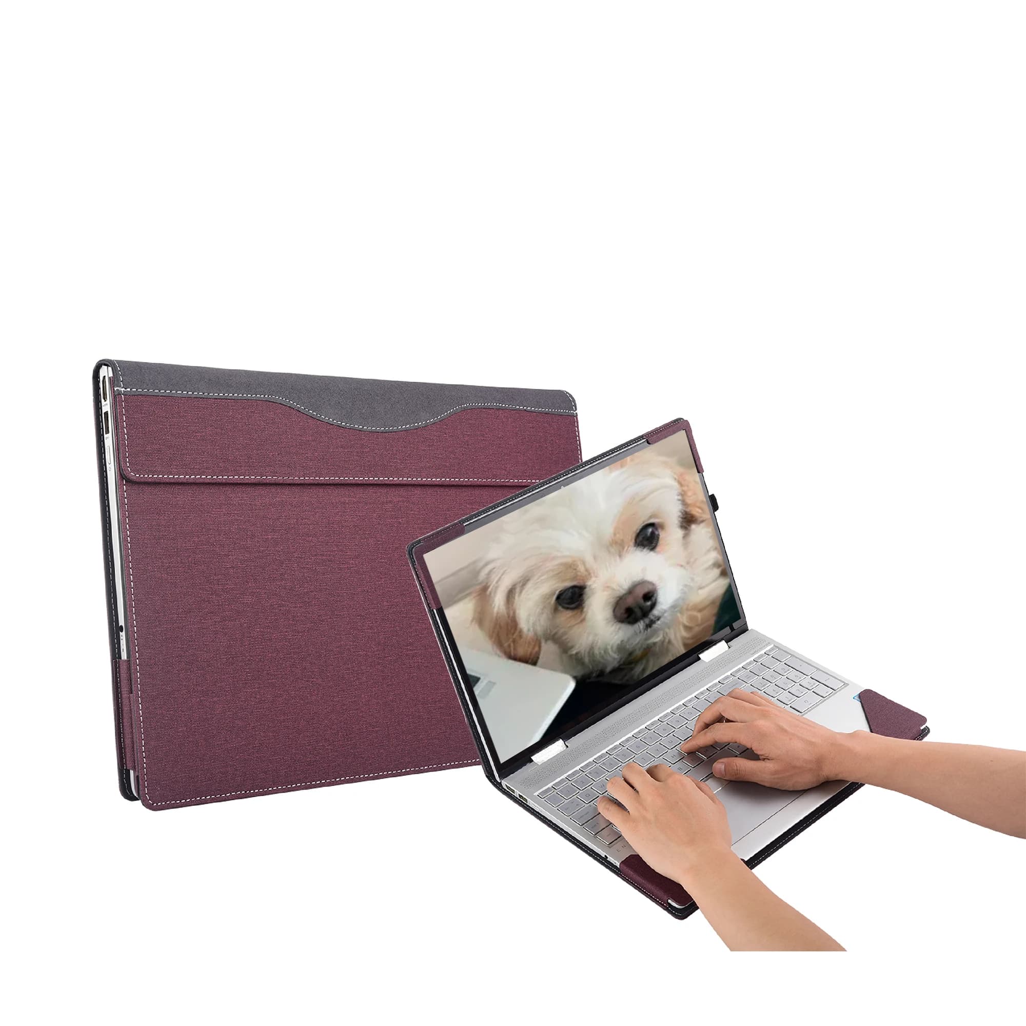 Laptop Case Cover for HP EliteBook 640 645 G11&ProBook 440 445 G11 14" 2-in-1 design with detachable casing