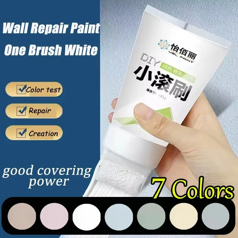 100g White Wall Reparation Paste FAI Roller From TE Patching Wall Paint In Latex Cartongesso Repair Brush Remove Macchie Graffiti Accessories For Home