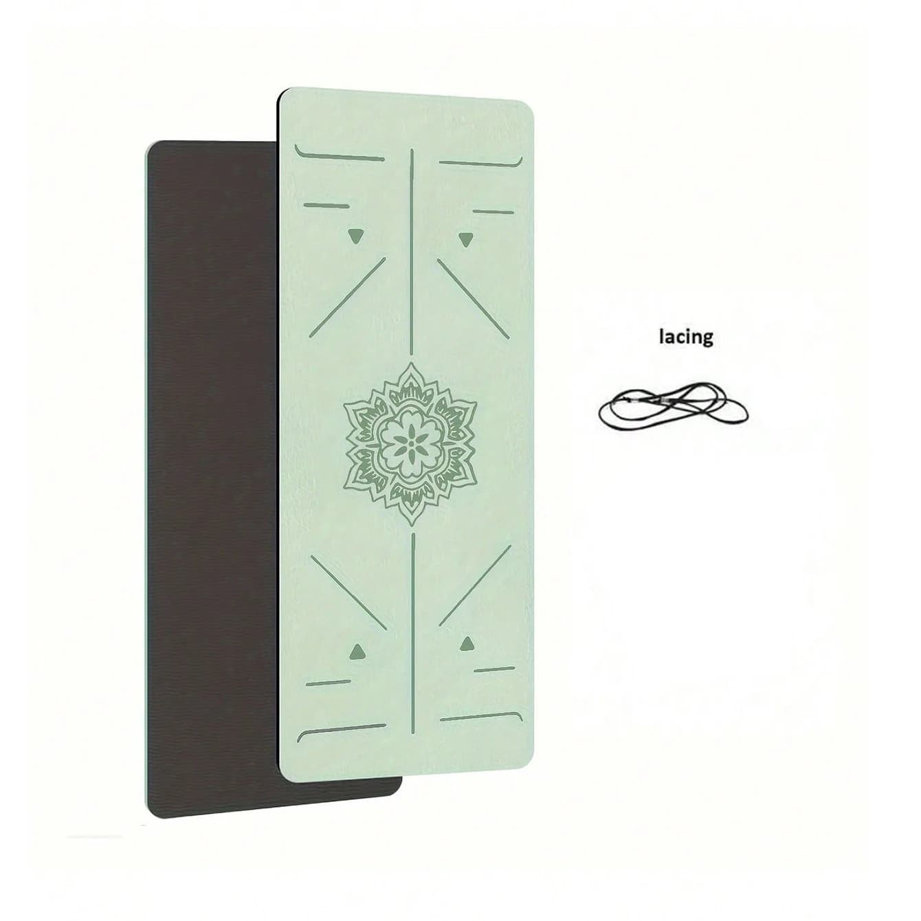TAPPETI yoga anti-slip, TAPPETI fitness Pilates, ecological, TAPPETI yoga woman and Exercises suitable for training at home