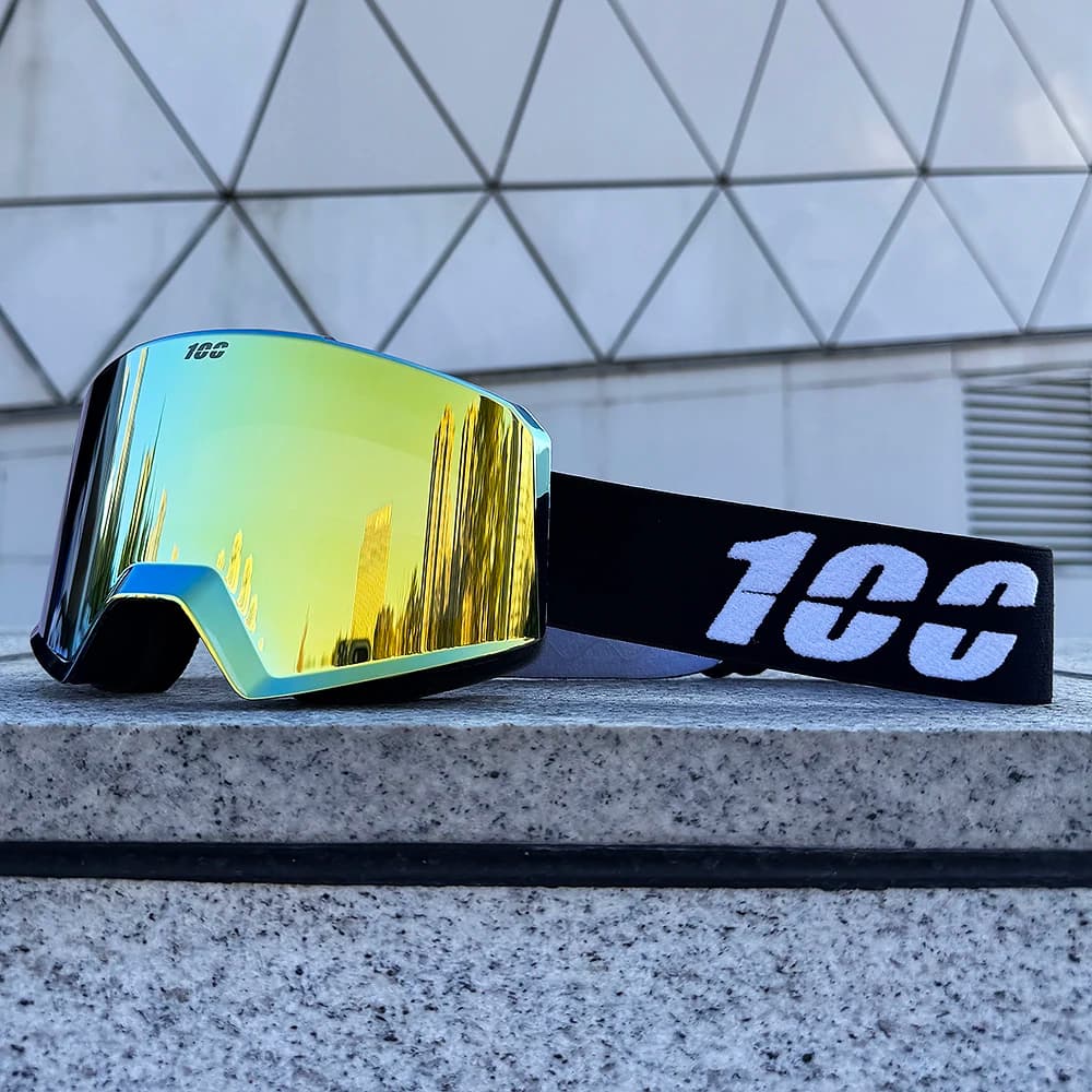 Occhiali da sci magnetici con lente HD a doppio strato Sci antiappannamento UV400 Occhiali da snowboard Uomo Donna Occhiali da sci Occhiali