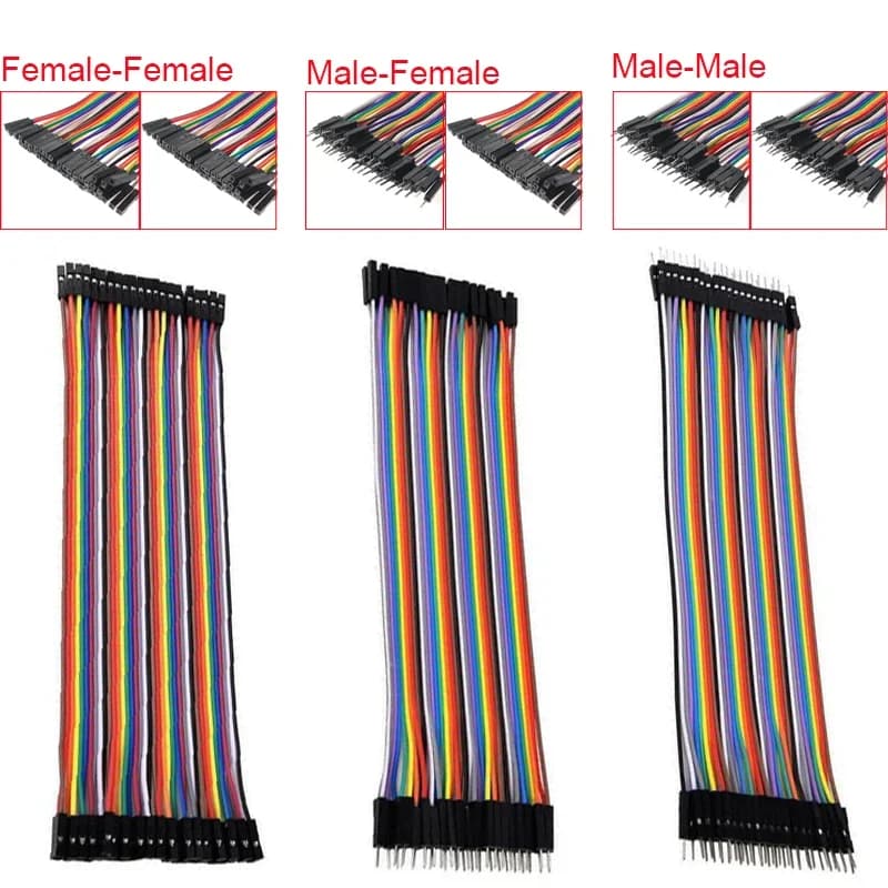 20Pin 10cm 20cm Dupont Male Line A Male + Male A Female and Female Jumper Wire Dupont Cable for Arduino FAI Kit FROM TE