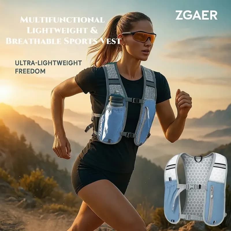 Zaino da ciclismo notturno con striscia riflettente design leggero e impermeabile borsa da notte per esterni zaino di sicurezza per corsa notturna