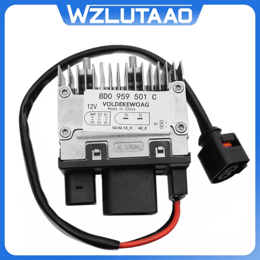 8D0959501C 8D0959501A Ventola Di Raffreddamento Unità di Controllo Controller Per Audi A6 A6/Qu VW Passat Skoda Superb 2.8L 96-2001 A4 1998-2001