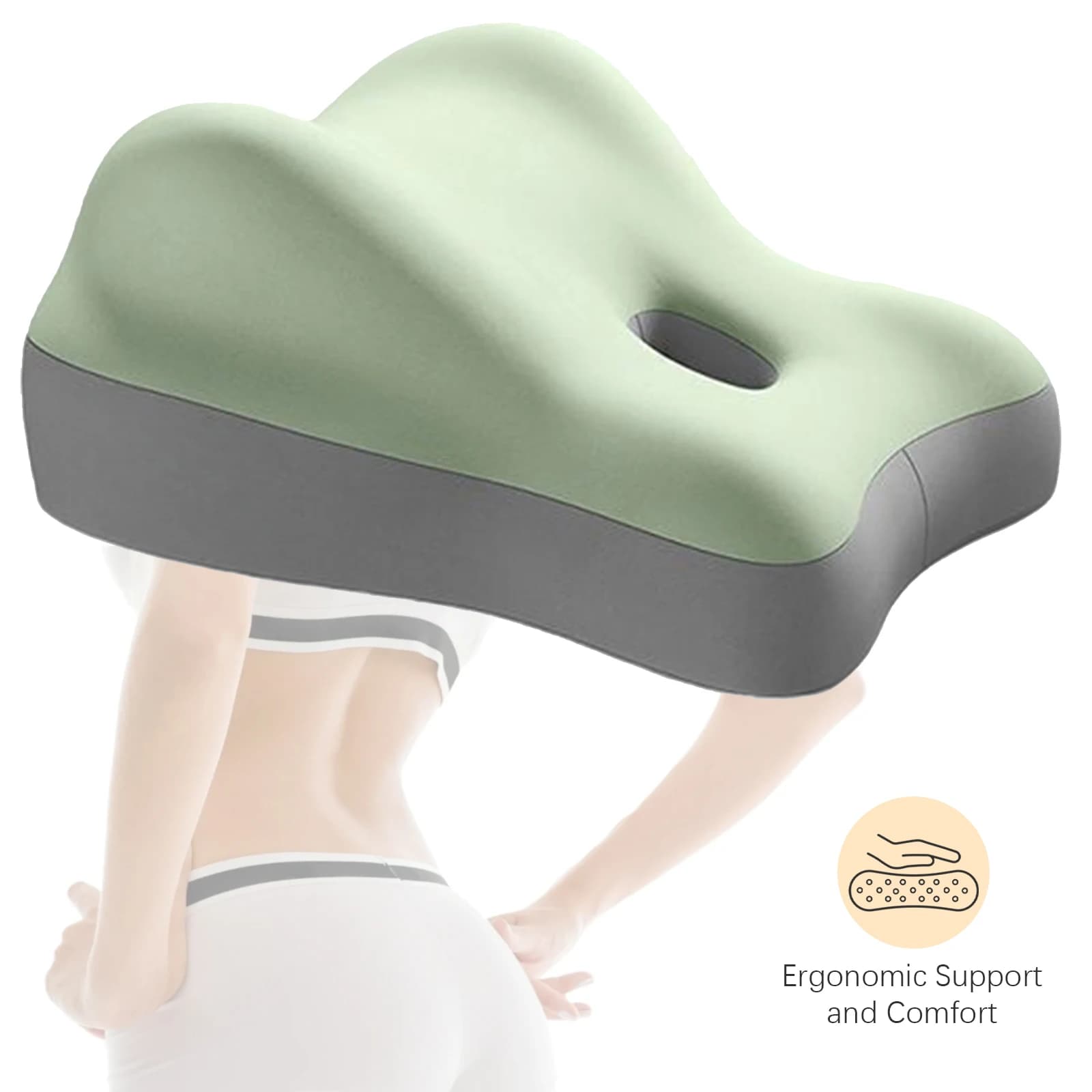 Memory Foam Ergonomic Bed Cushion, Bed Bedroom Bearing, Positioning Bearing to Relieve Back Pain, Collo and Life