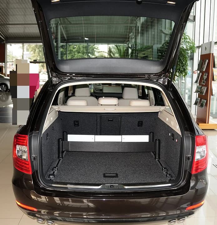 Ammortizzatori Posteriori da 60CM con Molla per Skoda Superb Estate II (B6 Typ3T/3T5) 2008 2009-2015, Supporto di Sollevamento per Portellone Posteriore
