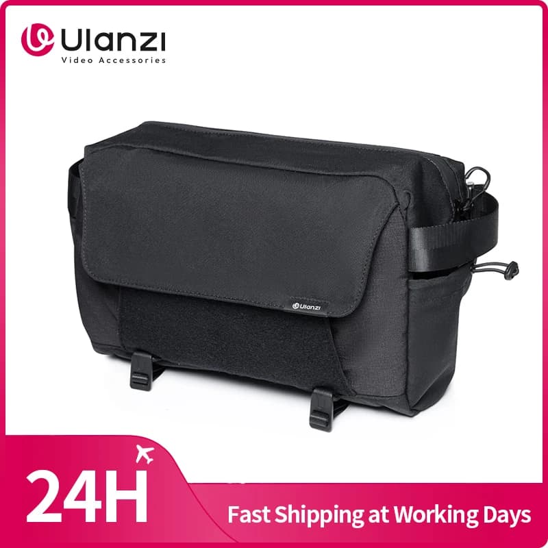 Ulanzi BP11 Borsa per fotocamera a tracolla Borsa portatile per fotocamera Luce di riempimento Tablet Smartphone per viaggi fotografici all'aperto